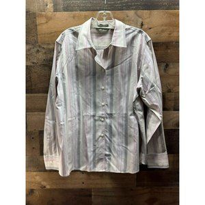 Eddie Bauer Wrinkle Resistant Men's Long Sleeve‎ Button Up Size X-Large